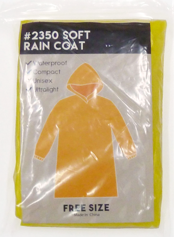 Hercules Disposable Raincoat SM Markets