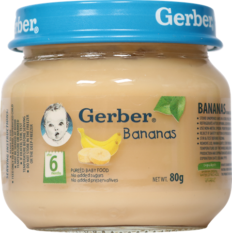 Gerber sales banana puree